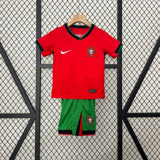 Portugal Euro 2024 Home Kids Suit