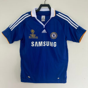 Chelsea Home Retro Jersey Champions League Final 2008