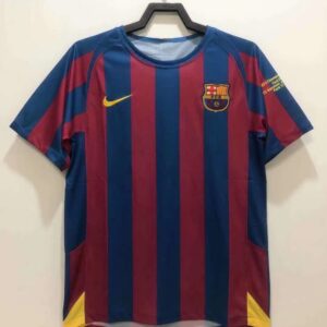Barcelona Home Retro Jersey UCL Final 2006