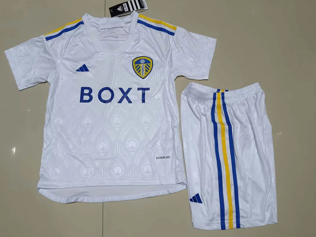 Leeds United Home Football Kids Jersey 2023/2024