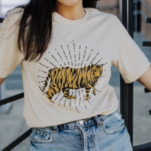 Vintage Tiger Burst T-Shirt