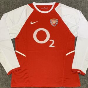Arsenal Home Long Sleeve Retro Jersey 02/04