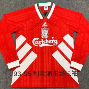 Liverpool Home Long Sleeve Retro Jersey 93/95