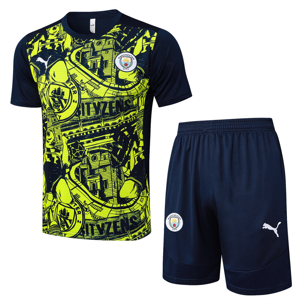 Manchester City Training Short sleeve Suit 24/25