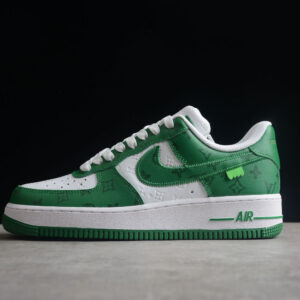Air Force 1 LV Louis Vuitton Low White Green MS 0232