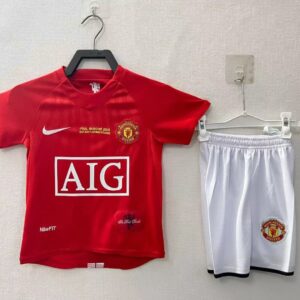 Manchester United Home Retro Kids Suit 2007/08