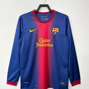Barcelona Home Long Sleeve Retro Jersey 2012/13