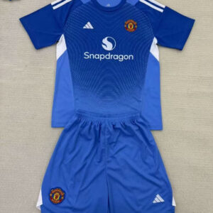 Manchester United Goalkeeper Blue Kids Suit 25/26