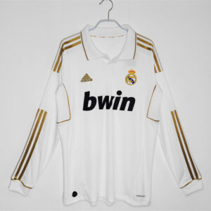 Real Madrid Home Retro Long Sleeves Jersey 11/12