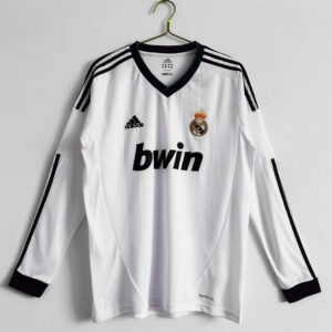Real Madrid Home Long Sleeve Retro Jersey 2012/13