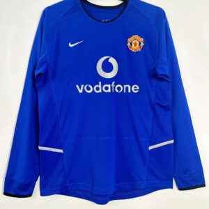 Manchester United Third Retro Loog Sleeve Jersey 2002/04