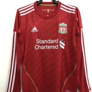 Liverpool Home Long Sleeve Retro Jersey 2010/11