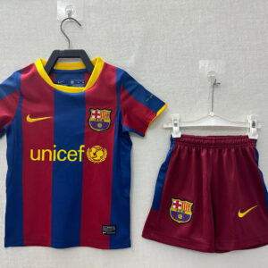 Barcelona Home Retro Kids Jersey 2010/11