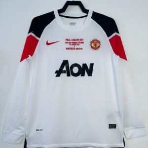 Manchester United Champions' League Third Long Sleeve Retro Jersey 2011/12
