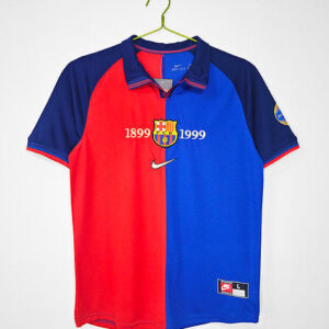 Barcelona Match Issue Champions League Home jersey 1999/00
