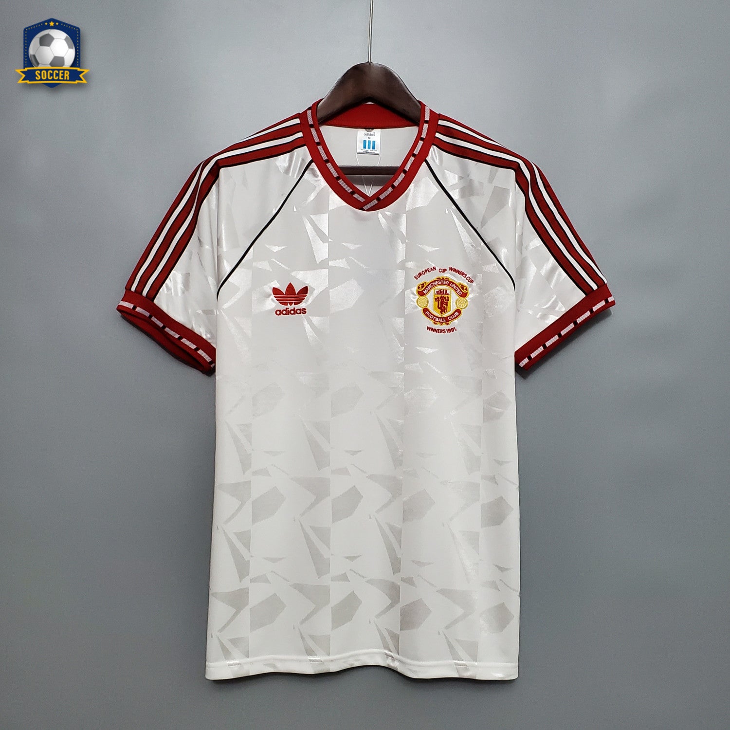 Manchester United Third European Cup Winners'Cup Final Retro Jersey 1990/91