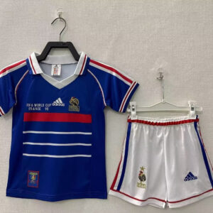 France Home Retro Kids Suit 1998