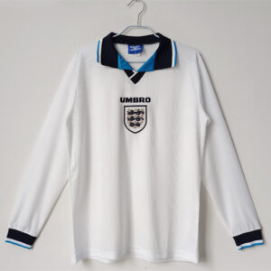 England Retro Home Long Sleeve Jersey 1996
