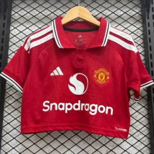 Manchester United Home Woman Cropped Jersey 26/27