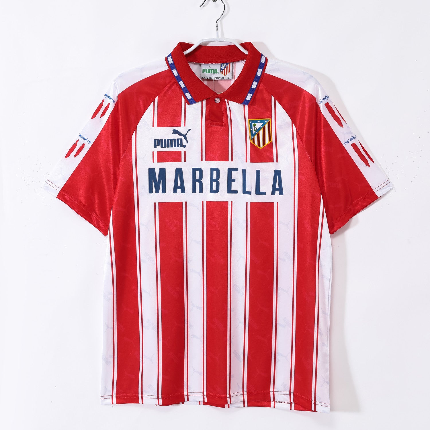Atletico Madrid Home Retro Jersey 1994/95