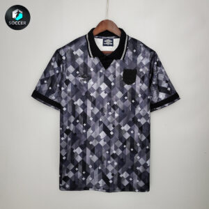 England 1990 Black Out Retro Jersey
