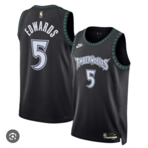 Anthony Edwards Minnesota Timberwolves 2018 Retro Swingman Jersey Black