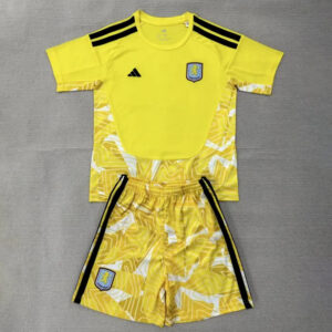 Aston Villa Yellow Goalkeeper Kids Suit 26/27