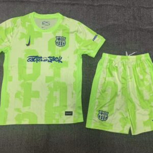 Barcelona Third Limited Edition Travis Scott Kids Suit 24/25