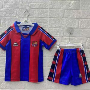 Barcelona Home Retro Kids Suit 1995/97