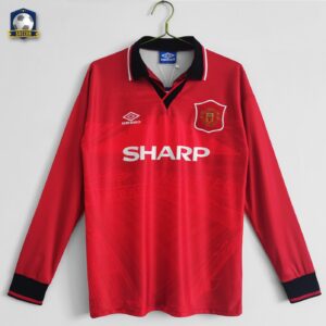 Manchester United Home Long Sleeve Retro Jersey 1994/96